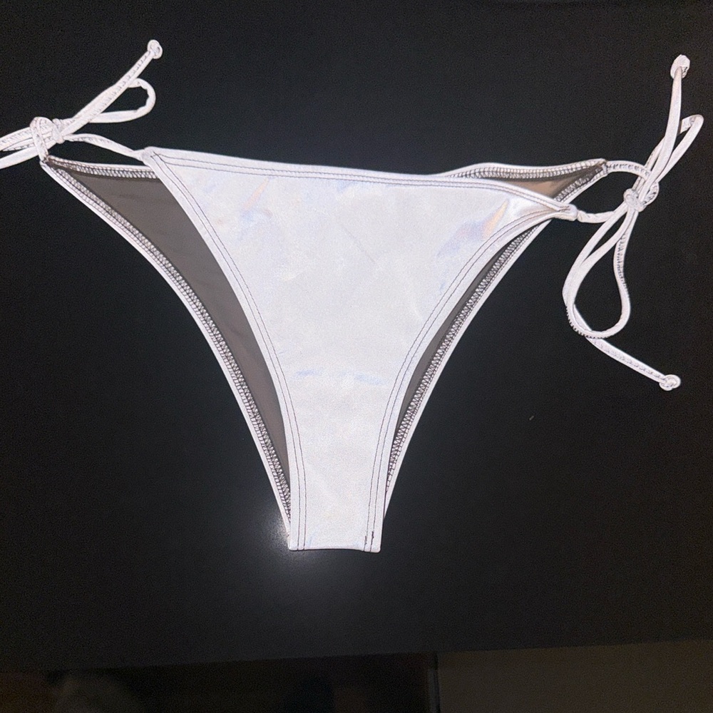 iHeartRaves Charge of Light Reflective Tie Bikini Bottom